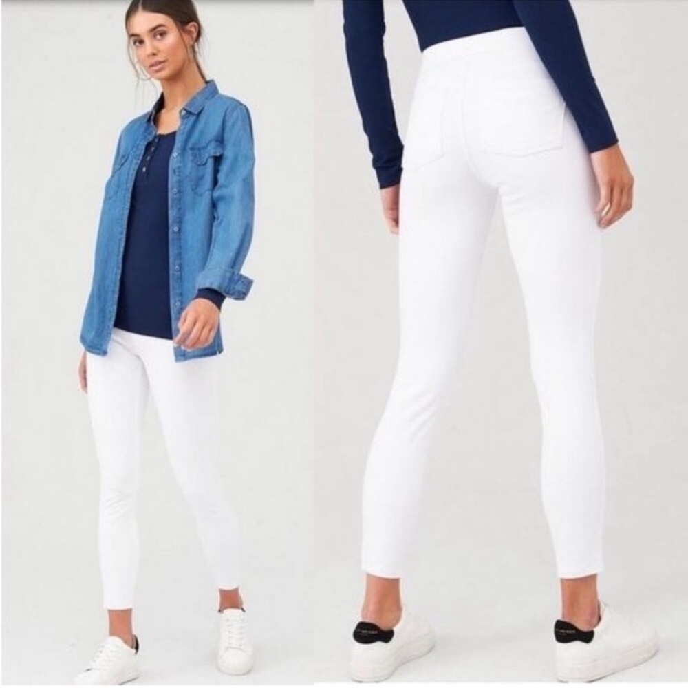 SPANX New Jeanish Ankle Leggings in White‎ Size 1X
